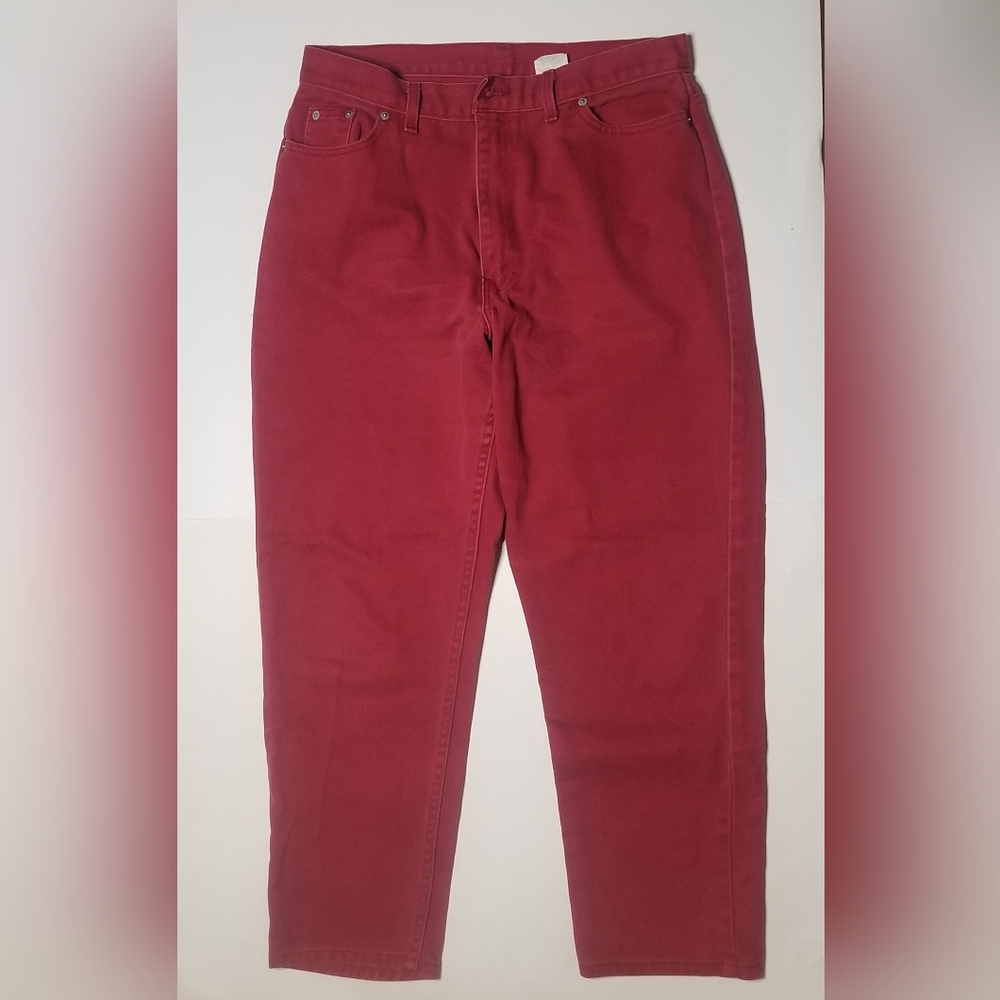 Red Jeans Size 14 Petite